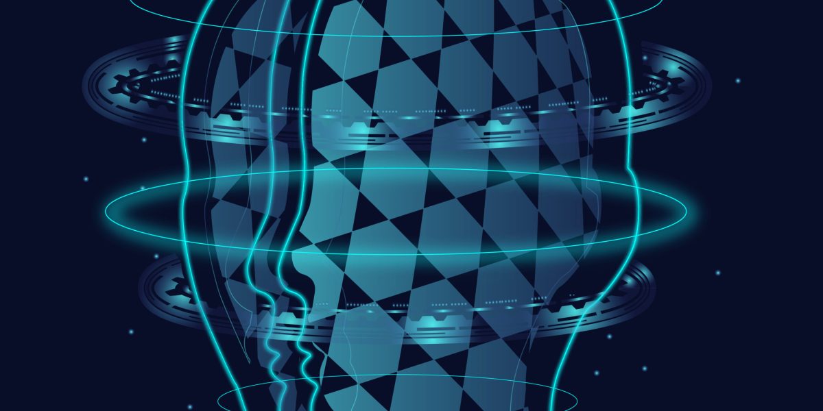 Artificial intelligence brain robotic system vector